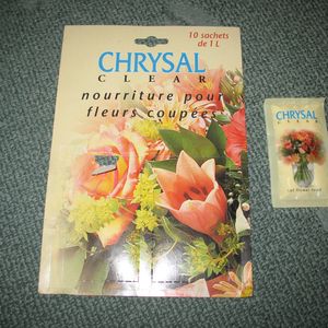 Sachet conservateur fleurs coupées 