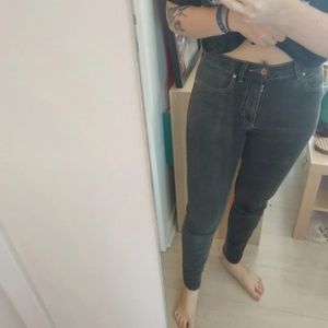 Jean taille 36 taille haute noir
