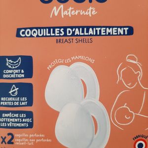 Coquilles d'allaitement