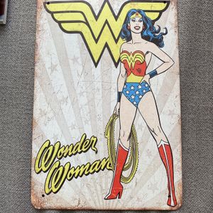 Panneau en métal Wonder Woman 