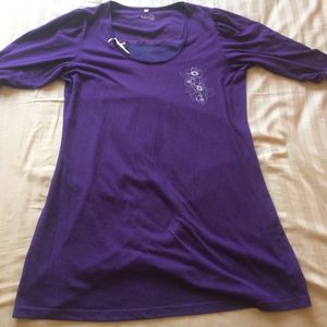 Chemise de nuit violette taille 44