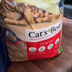 10 kilos de litière copeaux de bois Cat’s Best
