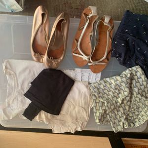 Carton vêtement femme et homme 