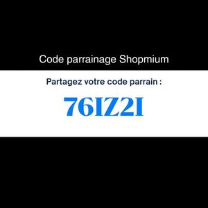 Code parrainage Shopmium 