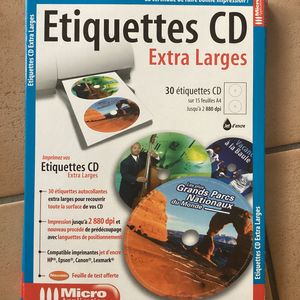 boite etiquettes cd