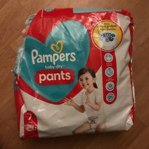 17 couches Pampers baby dry PANTS
