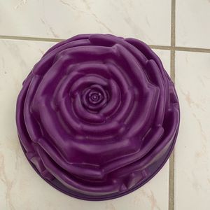 Moule gâteau forme de rose
