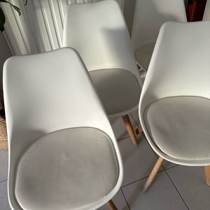 Lot 4 chaises 