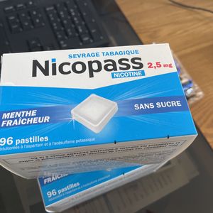  2 boites Nicopass 