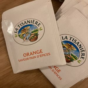 12 sachets tisane orange saveur pain d’épices 