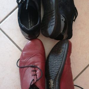 2 paires de chaussures noire 41 et 39/40