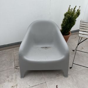 2 fauteuils IKEA gris 