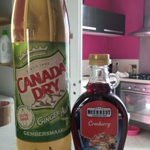 Don canada dry et sirop cranberry
