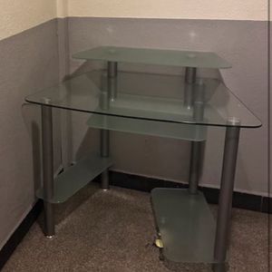 Table en verre bureau