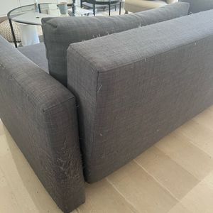 Canapé IKEA convertible gris 