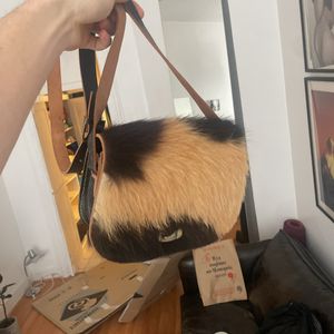 Fur purse/ side body 