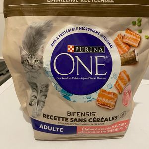 Croquettes purina one 