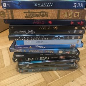 Lot de DVD et Blu ray