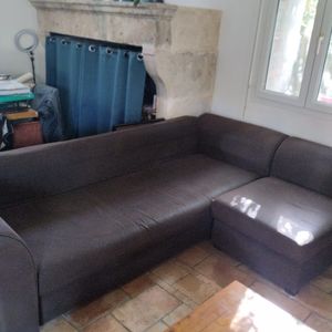 Canapé d'angle lit