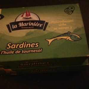 Sardine à l'huile de tournesol 