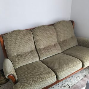 Canapé + 2 fauteuils vintage 