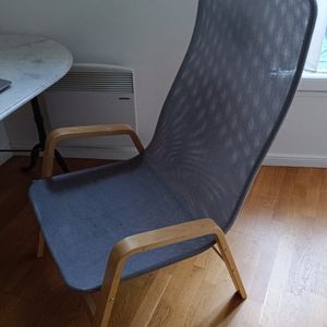 fauteuil bois beige