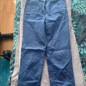 Pantalon bleu CAROLL 