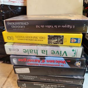 8 VHS originales histoire et documentaires