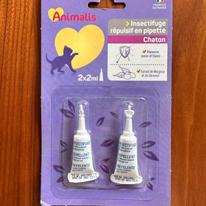 Insectifuge répulsif pipette Chaton 