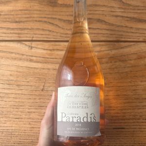 Bouteille vin rosé Château Paradis 2018