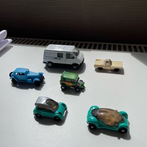 Lot de 6 voitures miniatures
