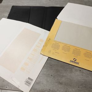 Papier calque, millimétré et protège documents 