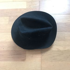 Chapeau feutre noir 