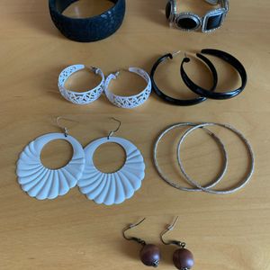 Lot Boucles d’oreilles et bracelets 
