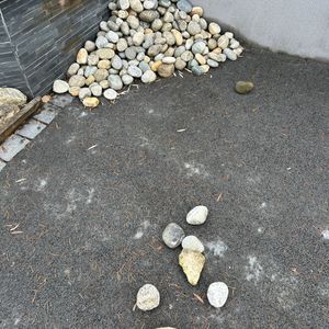 lot de pierres de décoration de jardin