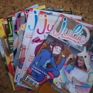 10 magazines JULIE 9-13ans