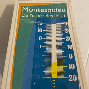 Montesquieu - De l’Esprit Des Lois 1