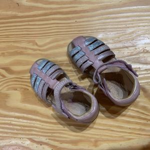 Sandalettes pour fille Babybotte taille 24 rose 