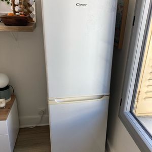 Réfrigérateur combiné fonctionnel mais à nettoyer
