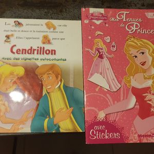 Livres histoires/coloriage princesse 