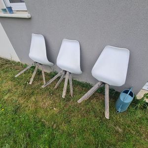 Lot de 3 chaises 