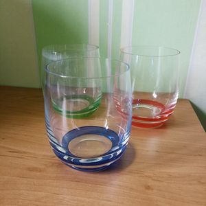 3 verres ronds