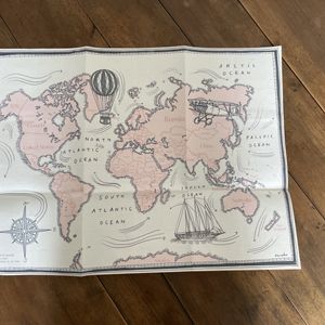 Carte monde 50 x 37 cm