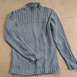 Pull 100% coton effet tricoté 14ans