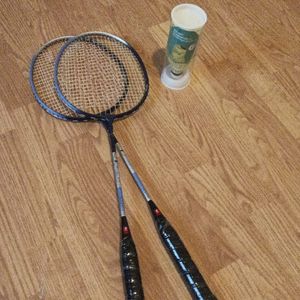 Raquette badminton 🏸 plus 4volant