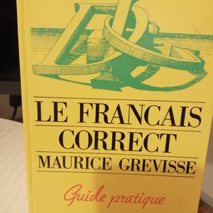 Livre "Le français correct"