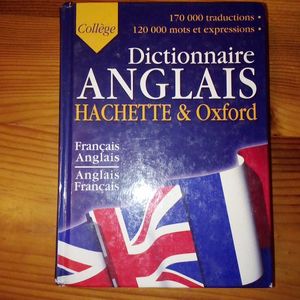Dictionnaire Anglais