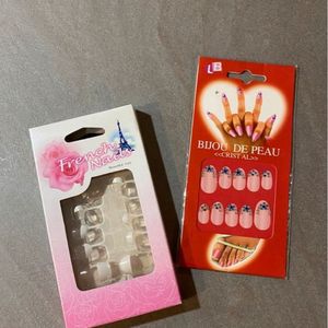 Lot 2 paquets faux ongles