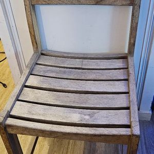 Chaise en bois x2