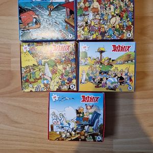 Lot de puzzles asterix